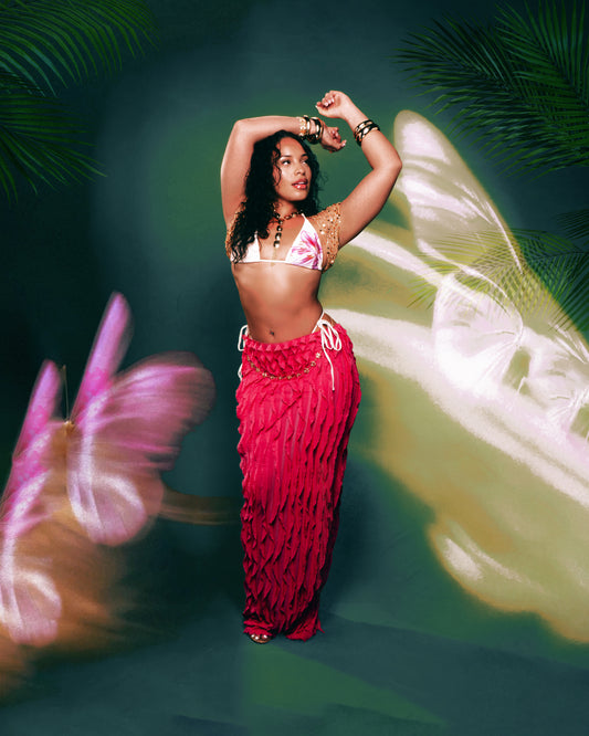 Shimmy Maxi Skirt